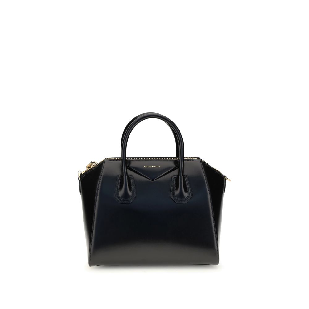 Antigona Small Top Handle Bag in Box Leather