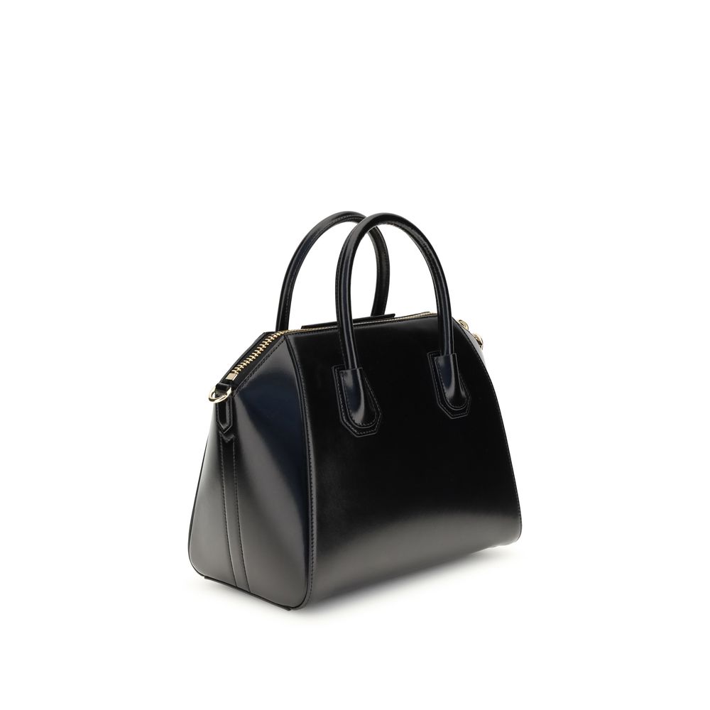 Antigona Small Top Handle Bag in Box Leather