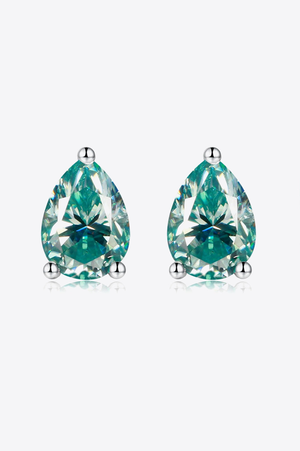 2 Carat Moissanite Teardrop Earrings - Undeniably LUXE