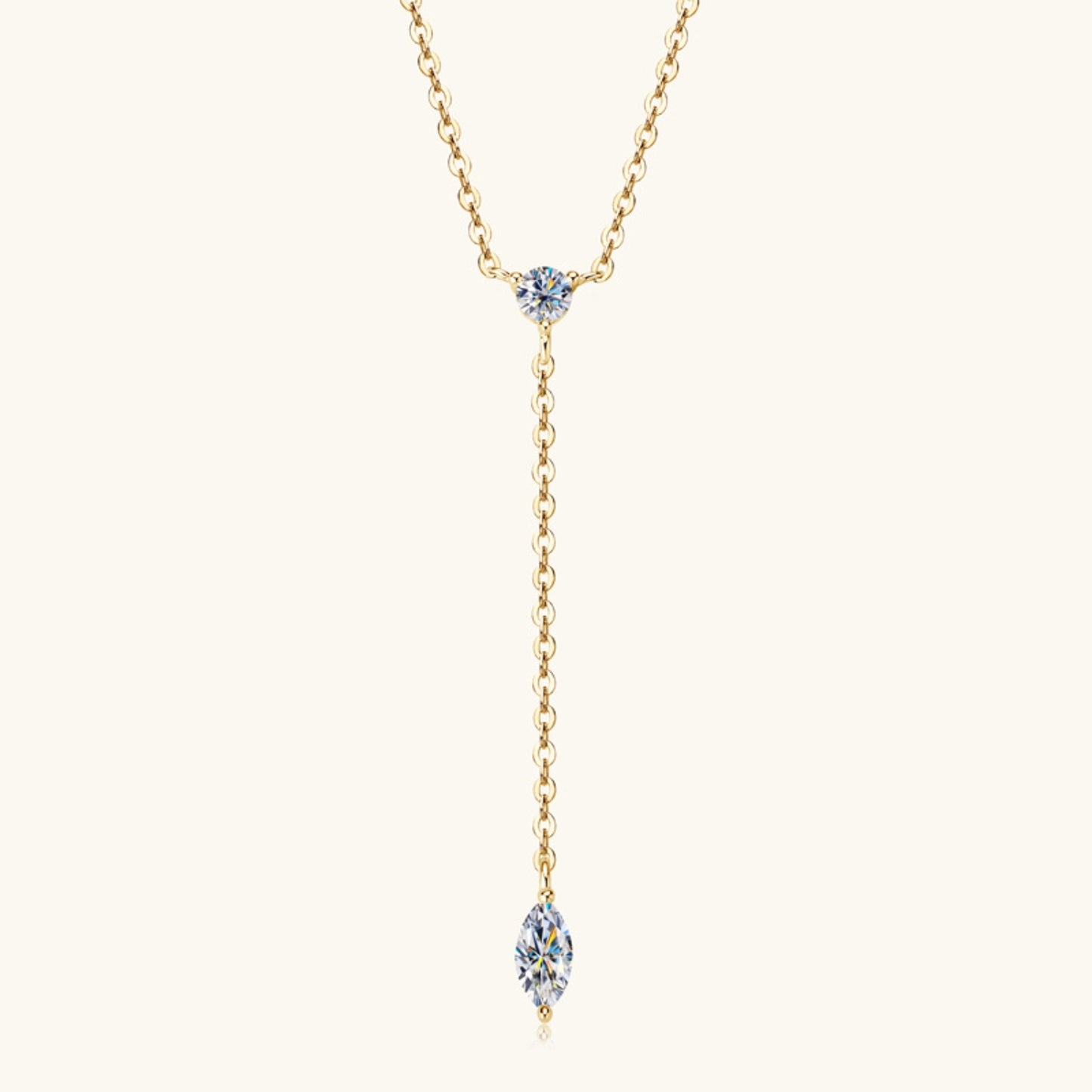 Moissanite Sterling Silver Necklace - Undeniably LUXE