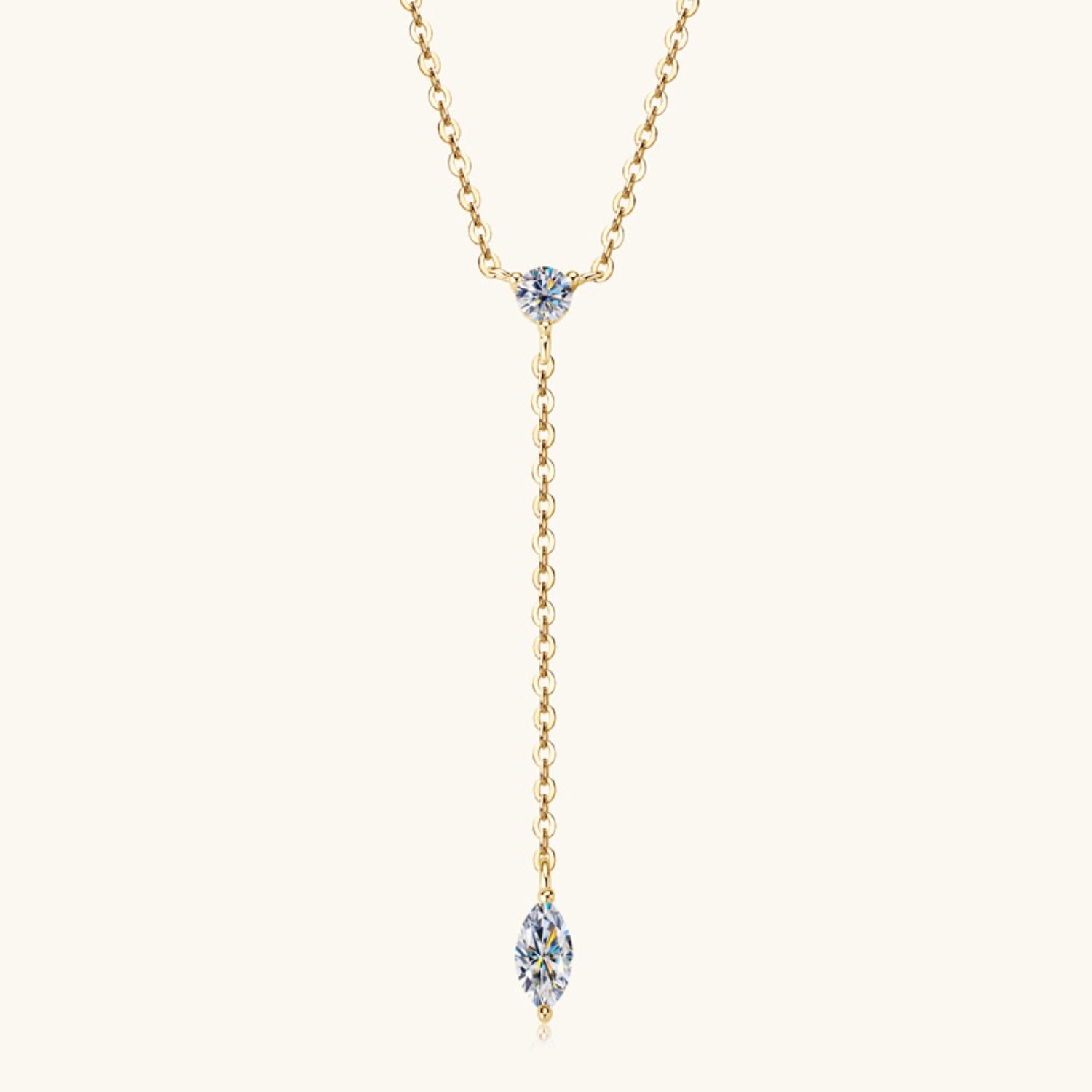 Moissanite Sterling Silver Necklace - Undeniably LUXE