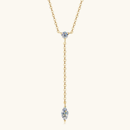 Moissanite Sterling Silver Necklace - Undeniably LUXE