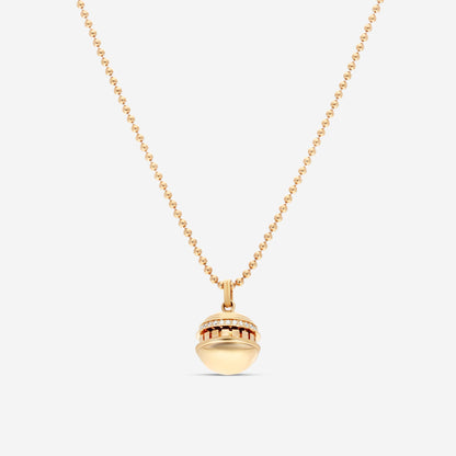 Roberto Coin Mosaic 18K Rose Gold Diamond Pendant Necklace 8883551AX17X