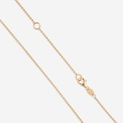 Roberto Coin Mosaic 18K Rose Gold Diamond Pendant Necklace 8883551AX17X