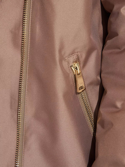 Polar Fox Fur Trim Rabbit Fur Insulated Parka