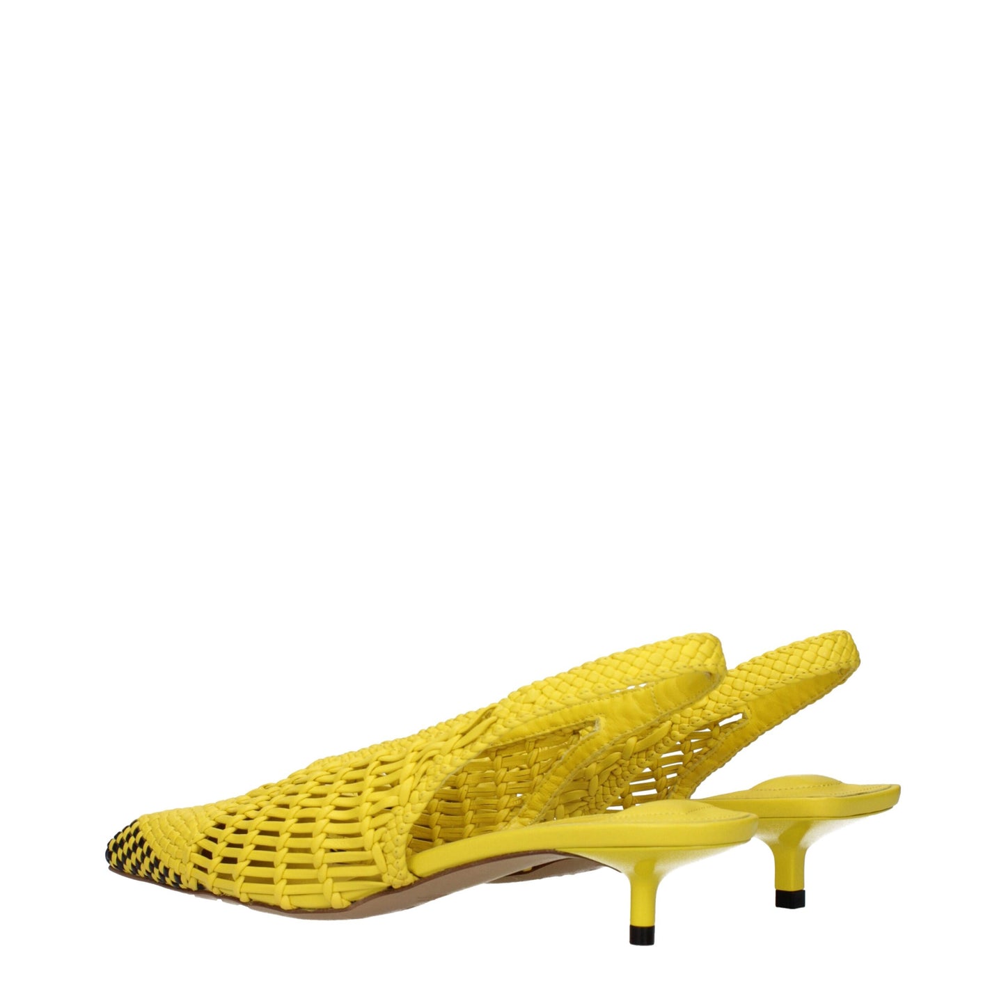 Jacquemus Les Tatanes Linho Yellow Leather Sandals