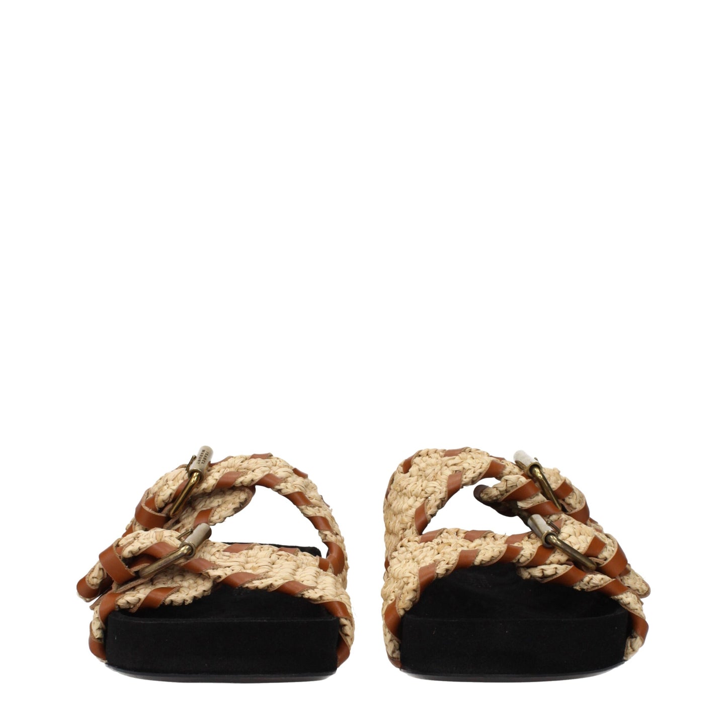 Isabel Marant Jools Natural Raffia Mules