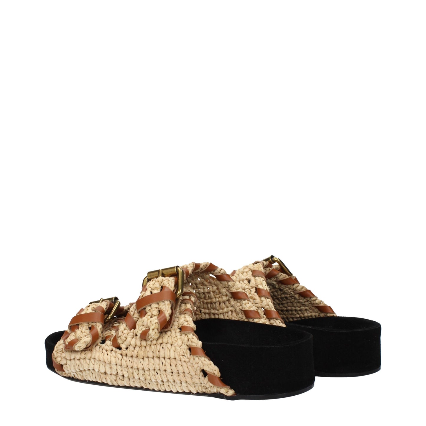 Isabel Marant Jools Natural Raffia Mules