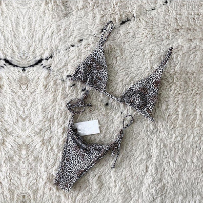 Sexy Micro Mini Bikini Set Solid Swimsuit Women Thong Bathing Suit Swimwear