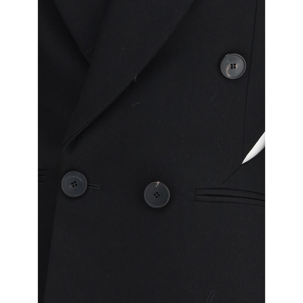 Givenchy Cut-Out Black Wool Jacket