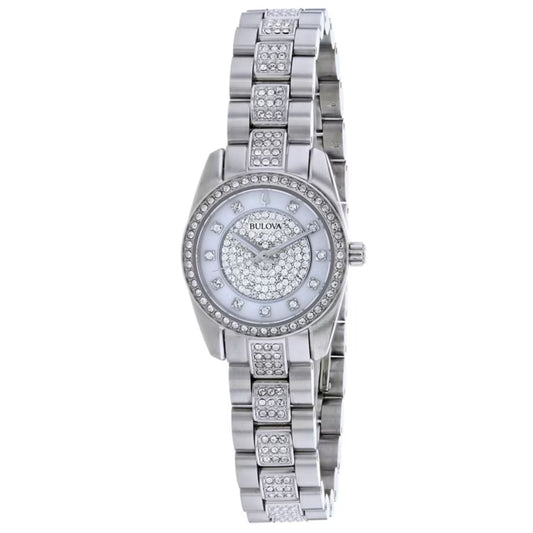 Stainless Steel Crystal Bracelet Watch