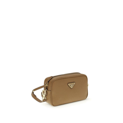Beige Calf Leather Bos Taurus Shoulder Bag