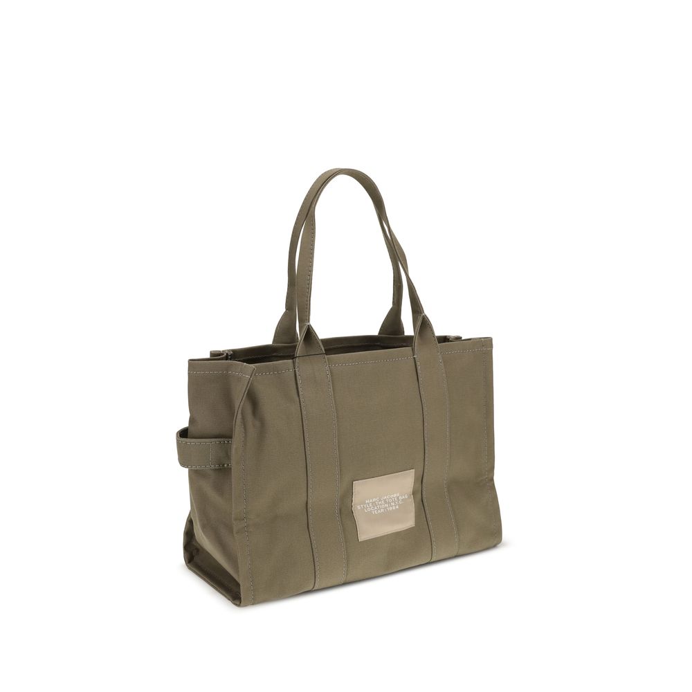 Bicolor Cotton Shoulder Bag