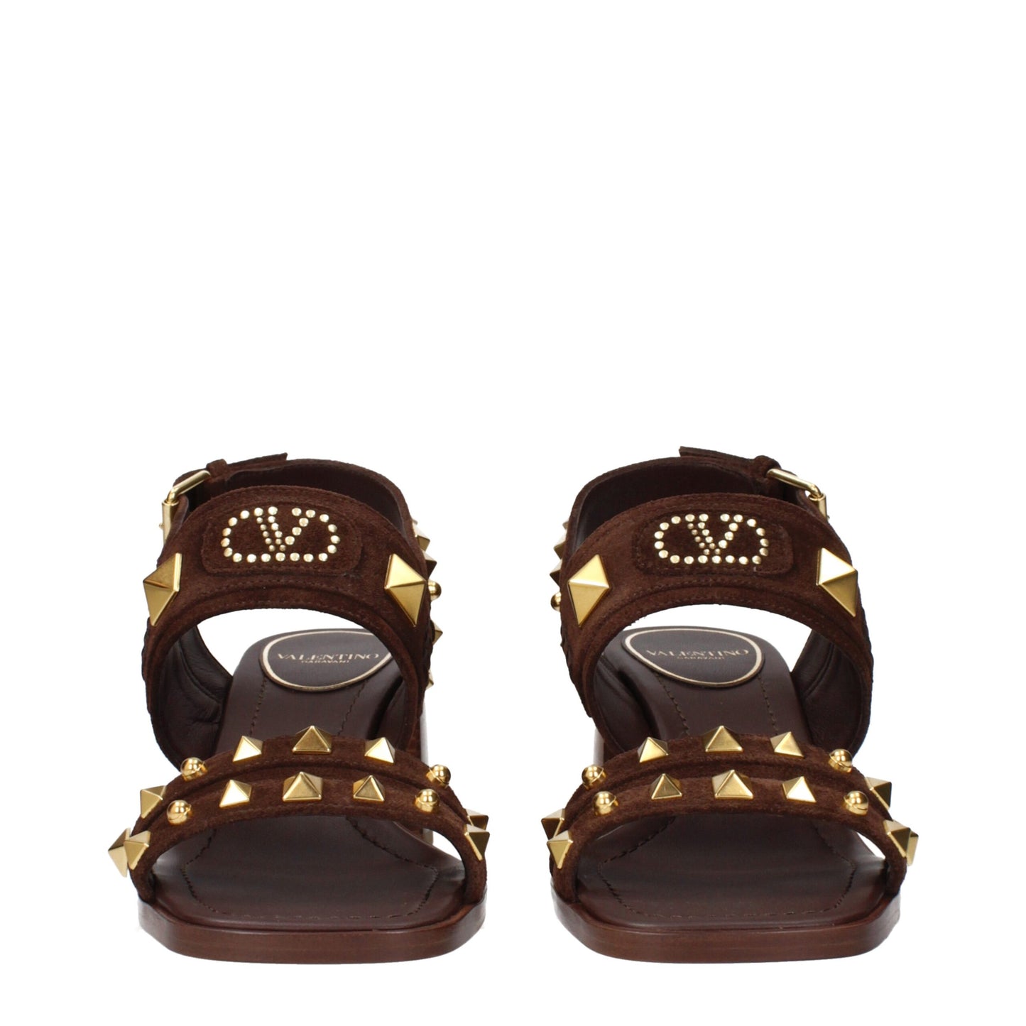 Brown Leather Strap-On Sandals