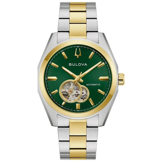 Stainless Steel Automatic Green Dial Watch