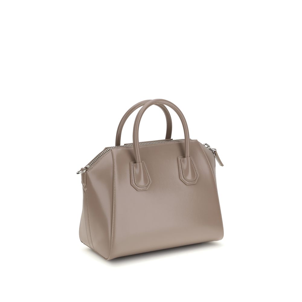 Antigona Small Top Handle Bag in Box Leather