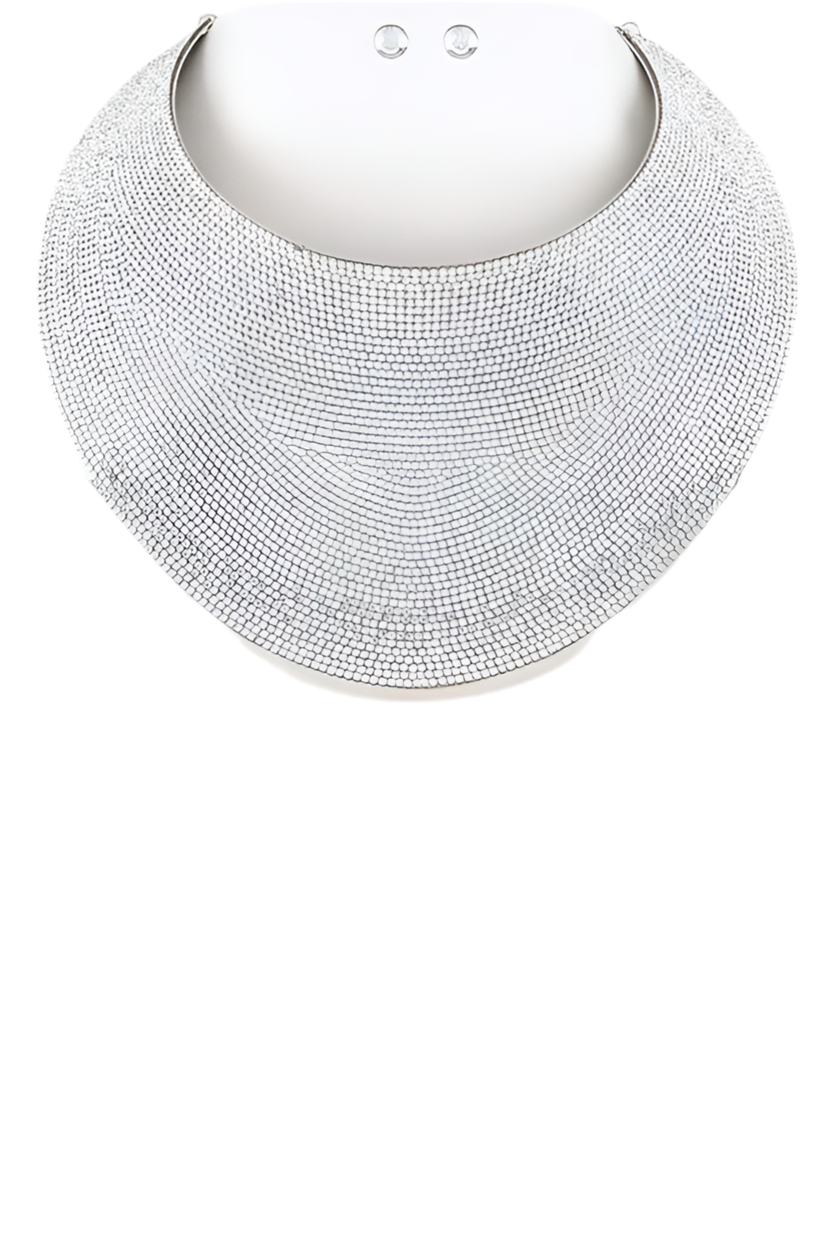 Crystal Collar Necklace Set - Undeniably LUXE