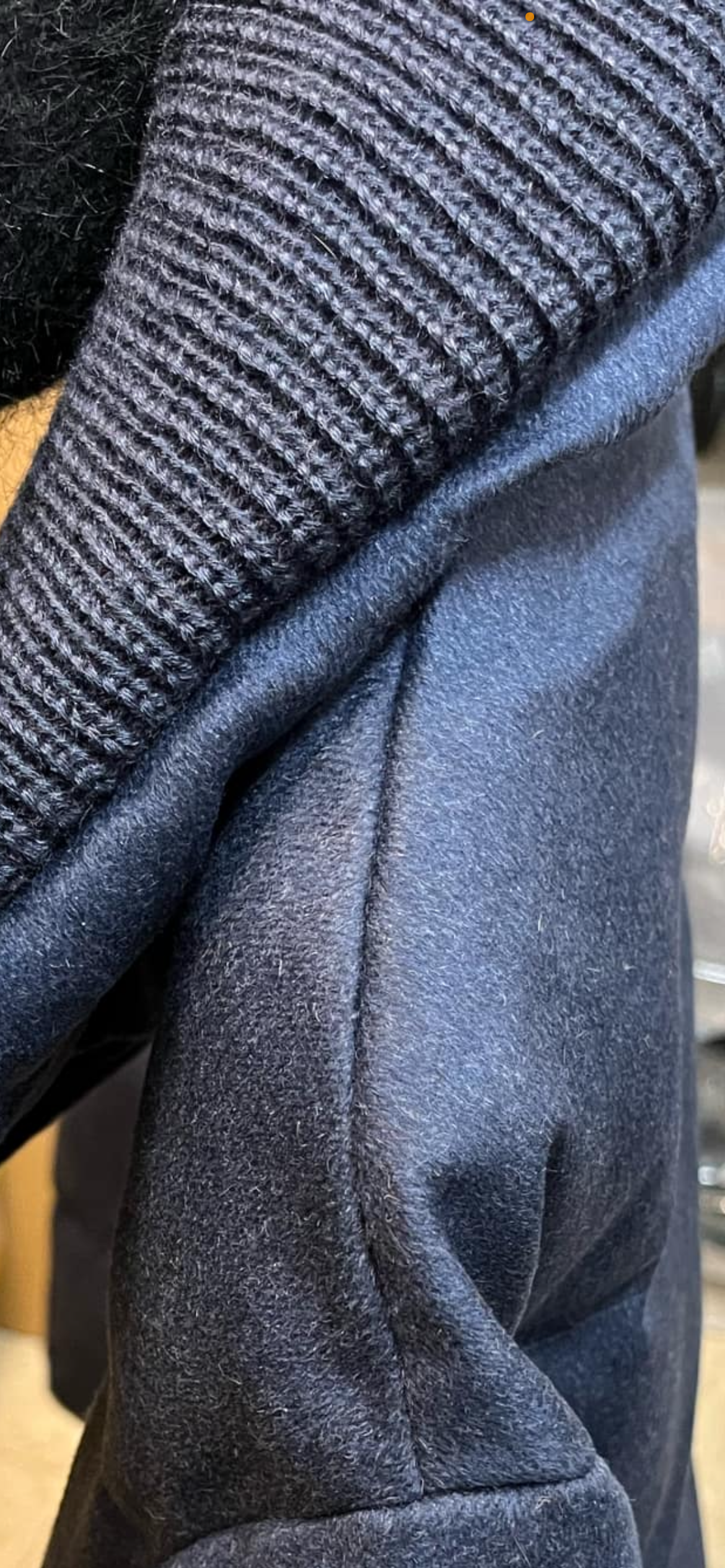Australian Wool Silk Blend Down Coat
