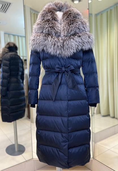 Kaimana Fox Fur Trim Down Coat