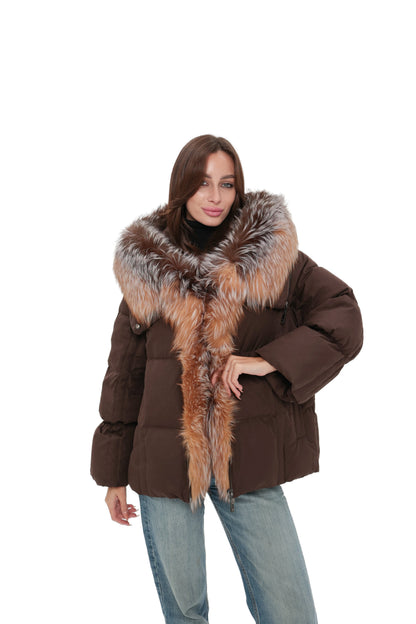 Valerie Genuine Fur Down Fill Parka