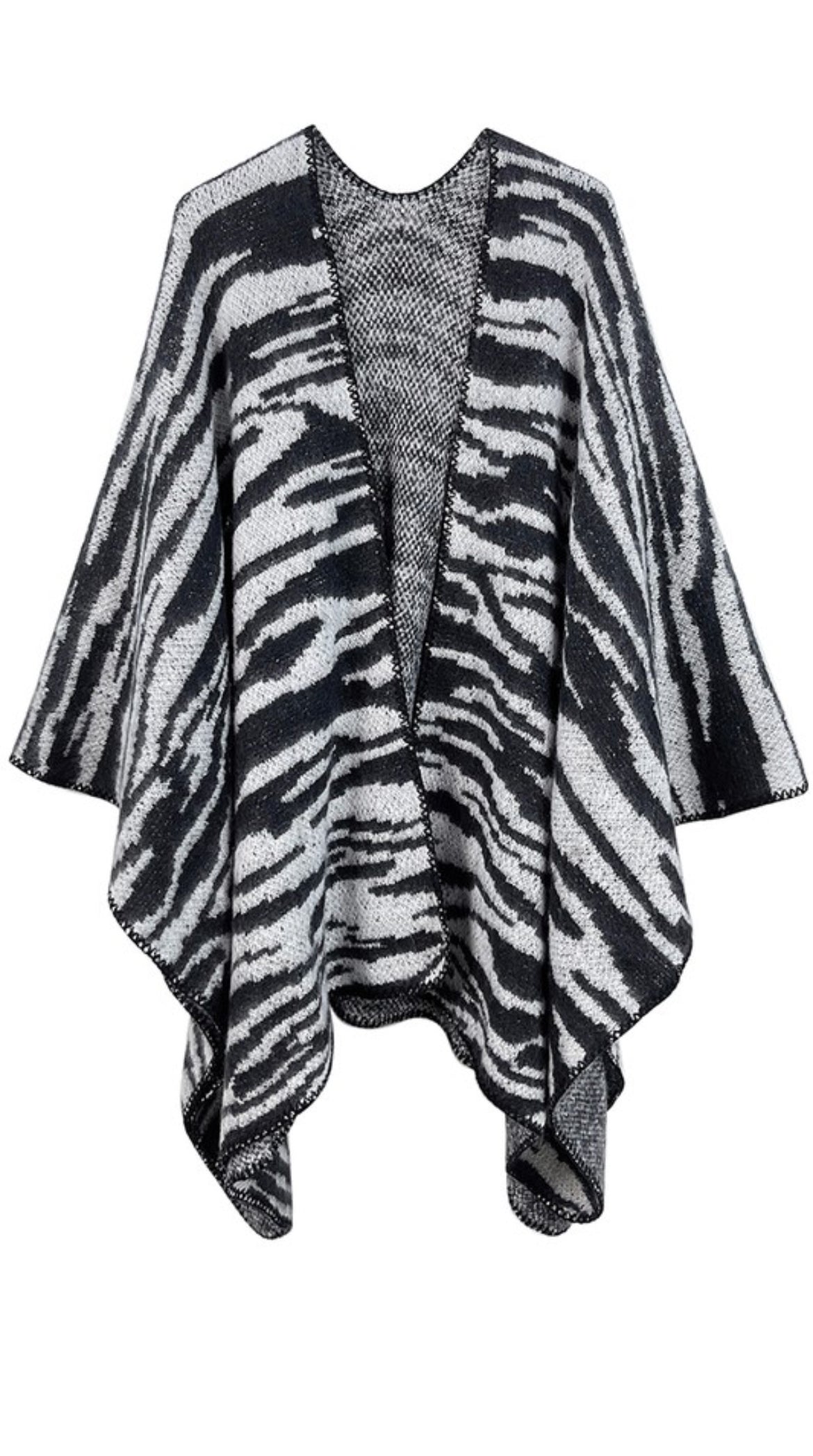 Zebra Print Kimono - Undeniably LUXE