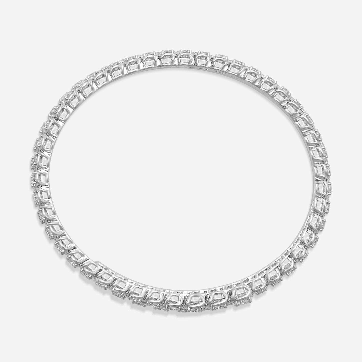 Ina Mar Diamond Bangle Bracelet in 18K White Gold
