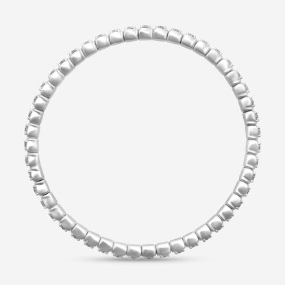 Ina Mar Stretch Diamond Tennis Bracelet in 18K White Gold