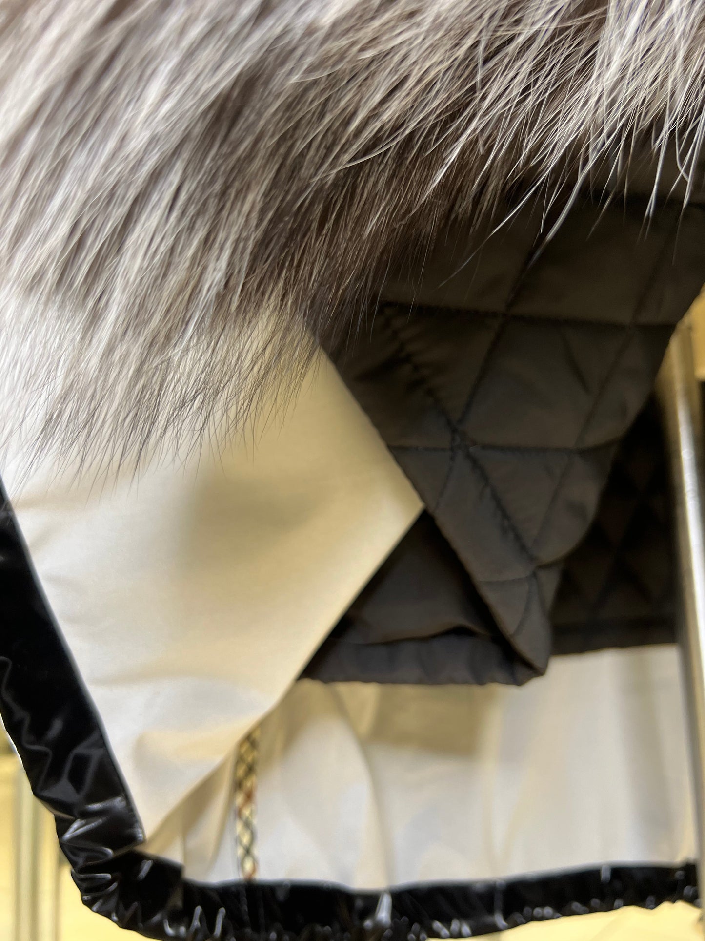 Silver Fox Fully Lined Hood Rabbit Insulated Parka