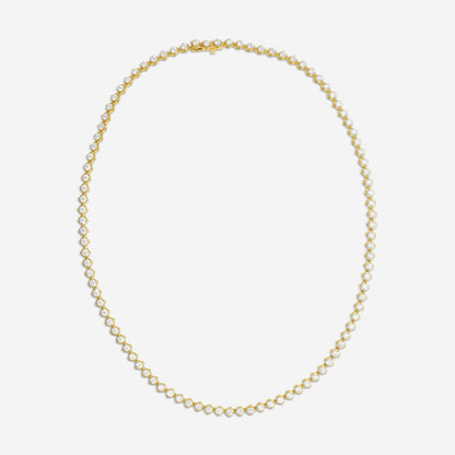 Ina Mar Diamond Tennis Necklace in 18K Yellow Gold