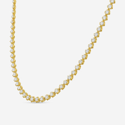 Ina Mar Diamond Tennis Necklace in 18K Yellow Gold