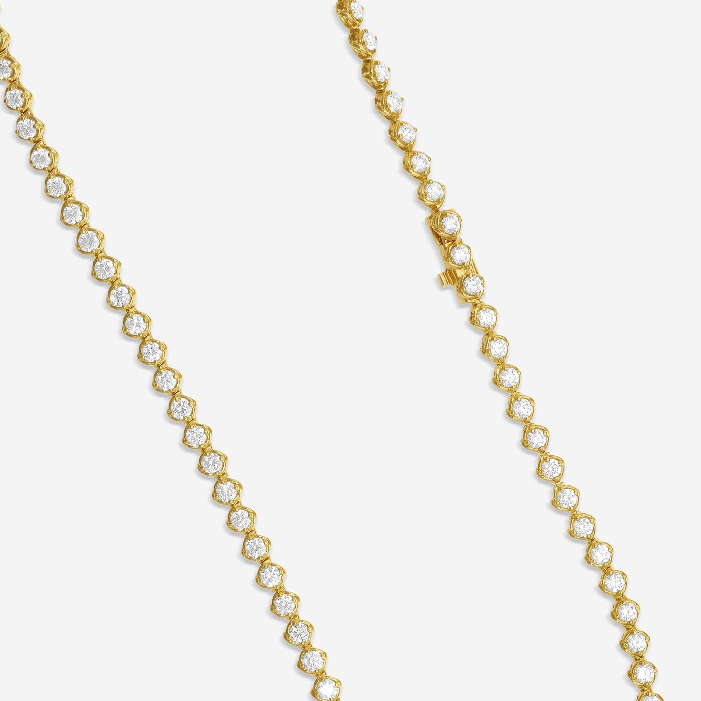 Ina Mar Diamond Tennis Necklace in 18K Yellow Gold