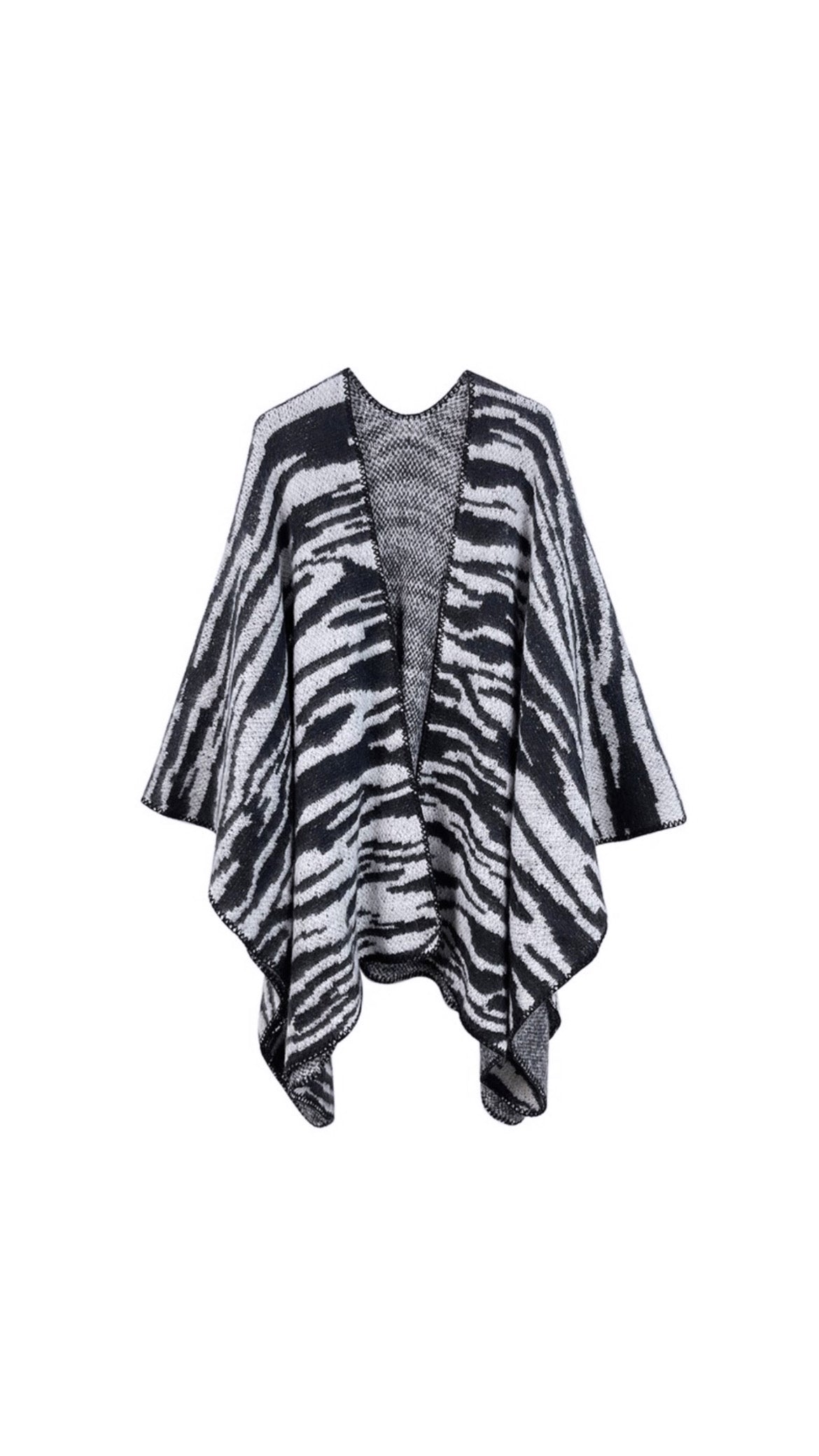Zebra Print Kimono - Undeniably LUXE