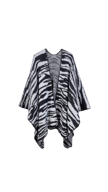 Zebra Print Kimono - Undeniably LUXE