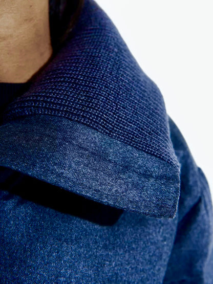 Australian Wool Silk Blend Down Coat