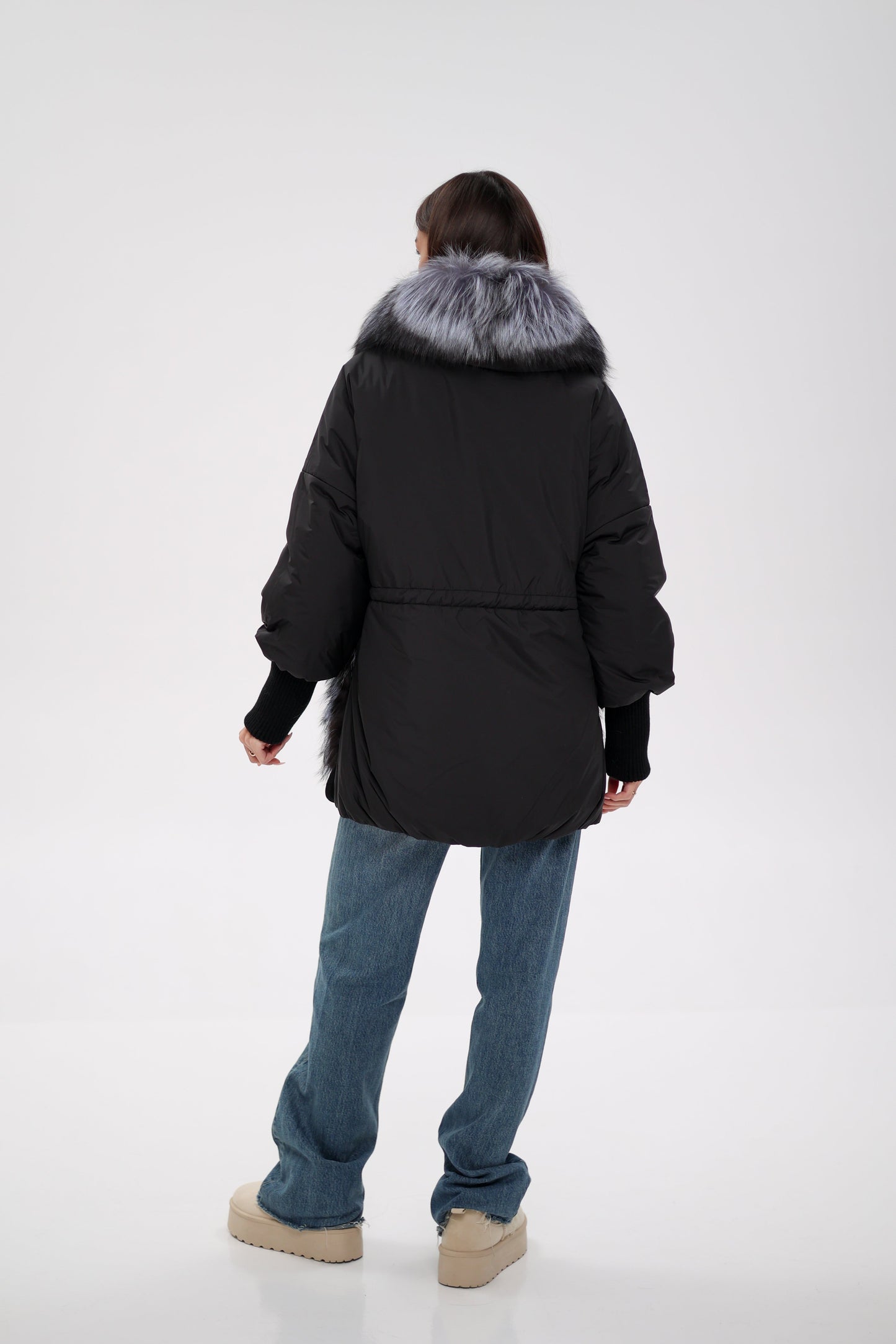 Silver Fox Down Fill Coat