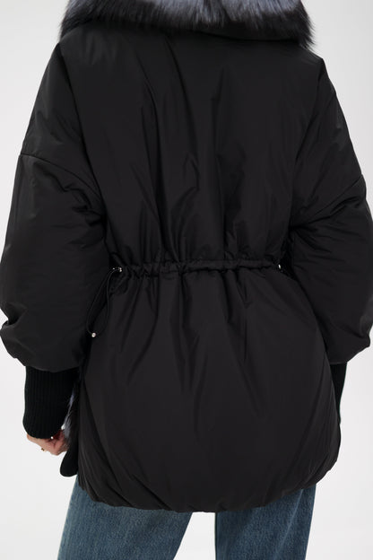 Silver Fox Down Fill Coat