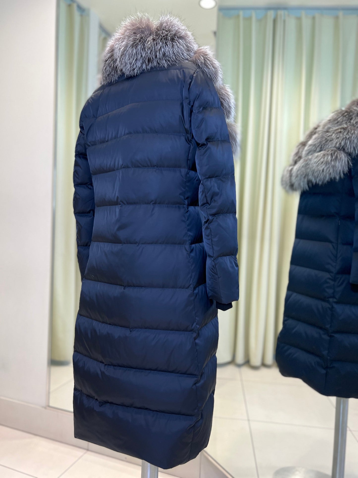 Kaimana Fox Fur Trim Down Coat
