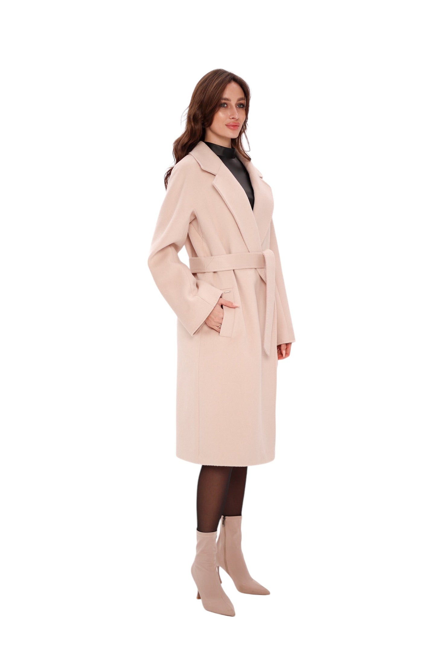 Chester Wool Cashmere Coat Praline Coat