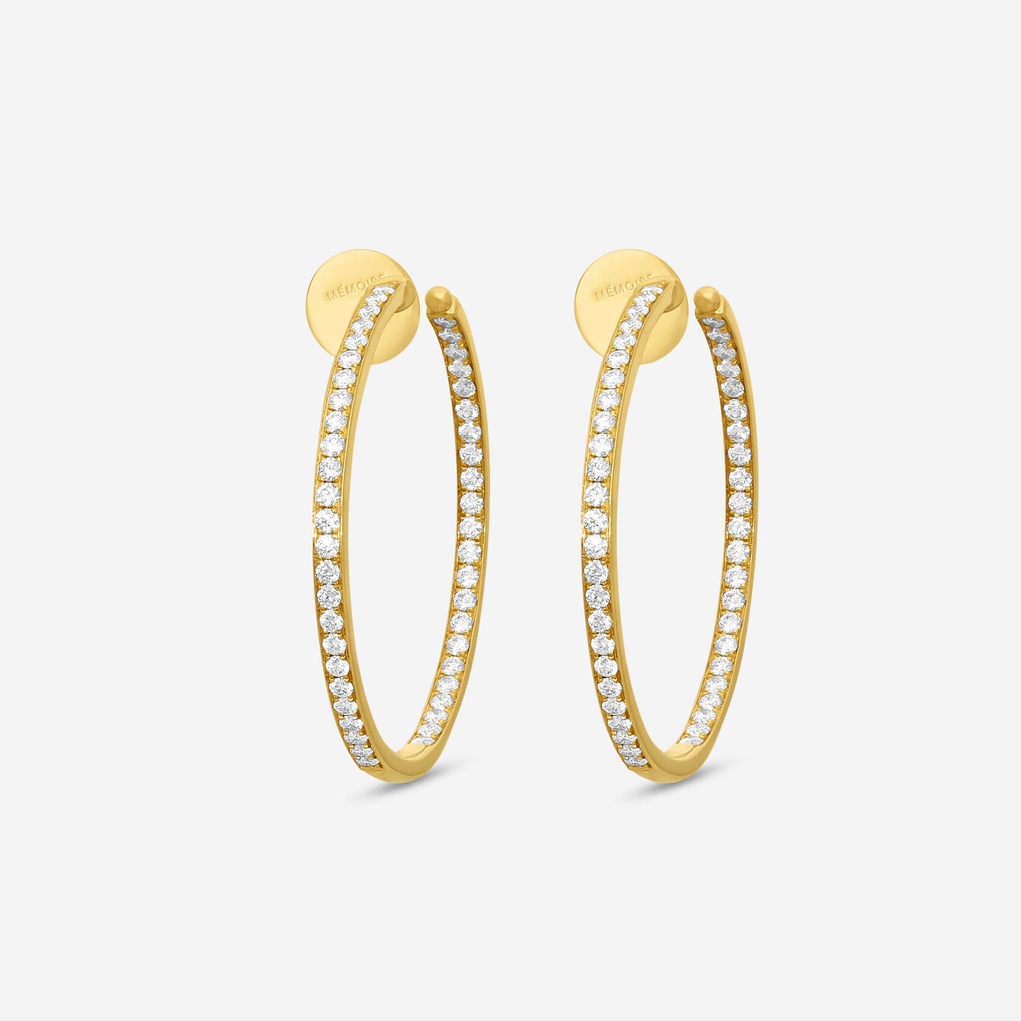 Memoire - 18K YG Classics Hoops Approx 10.6 gr - CHHO205