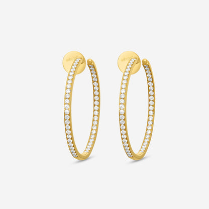 Memoire - 18K YG Classics Hoops Approx 10.6 gr - CHHO205