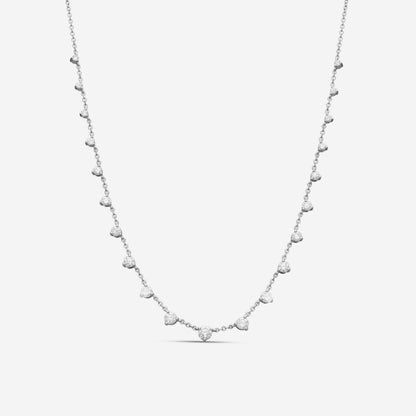 MEMOIRE - 18K WG Essentials 21-Stone Necklace  (Approx.4.14gr./ DIA: 1.14ct.twd.) - CNDD207-WG
SIZE / L:18"