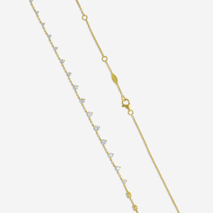MEMOIRE - 18K YG Essentials 21-Stone Necklace  (Approx.4.14gr./ DIA: 1.14ct.twd.) - CNDD207-YG
SIZE / L:18"