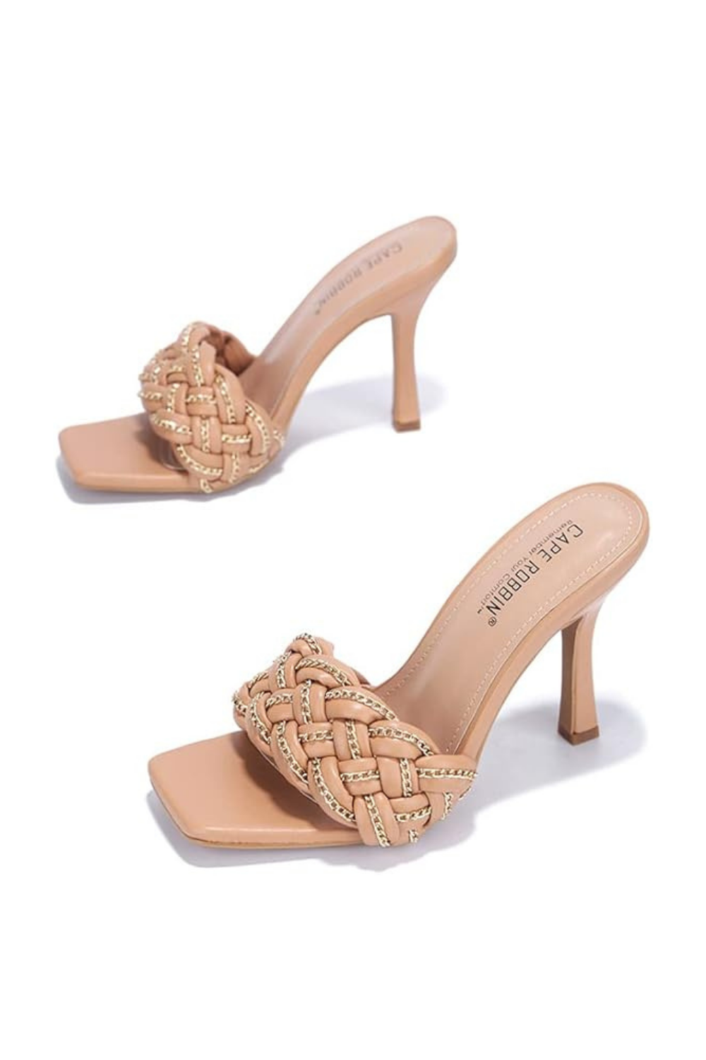TILIO Square Toe Stiletto Heels