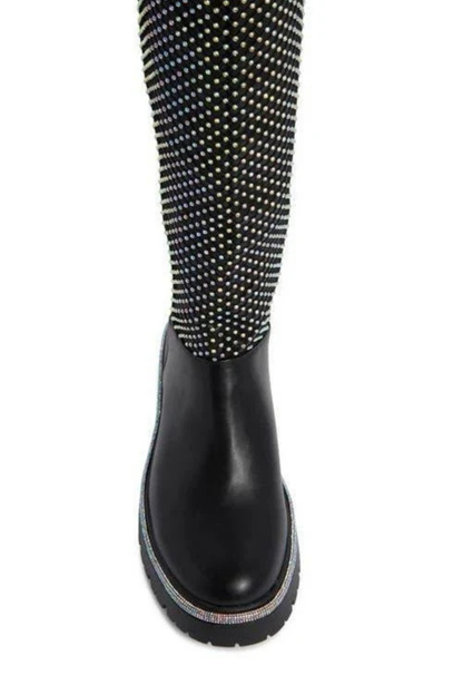 Uniya Knee High Rhinestone Detailed Boots