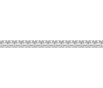 14K White Gold Lab Grown Diamond Tennis Bracelet