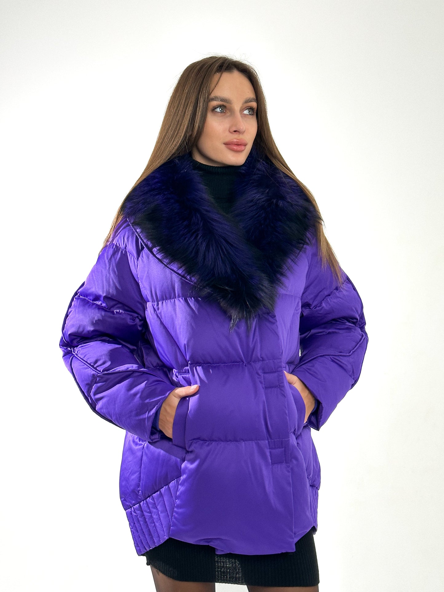 Silver Fox Premium Down Fill Coat