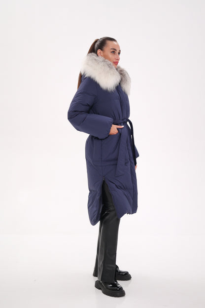 Silver Fox Down Fill Coat