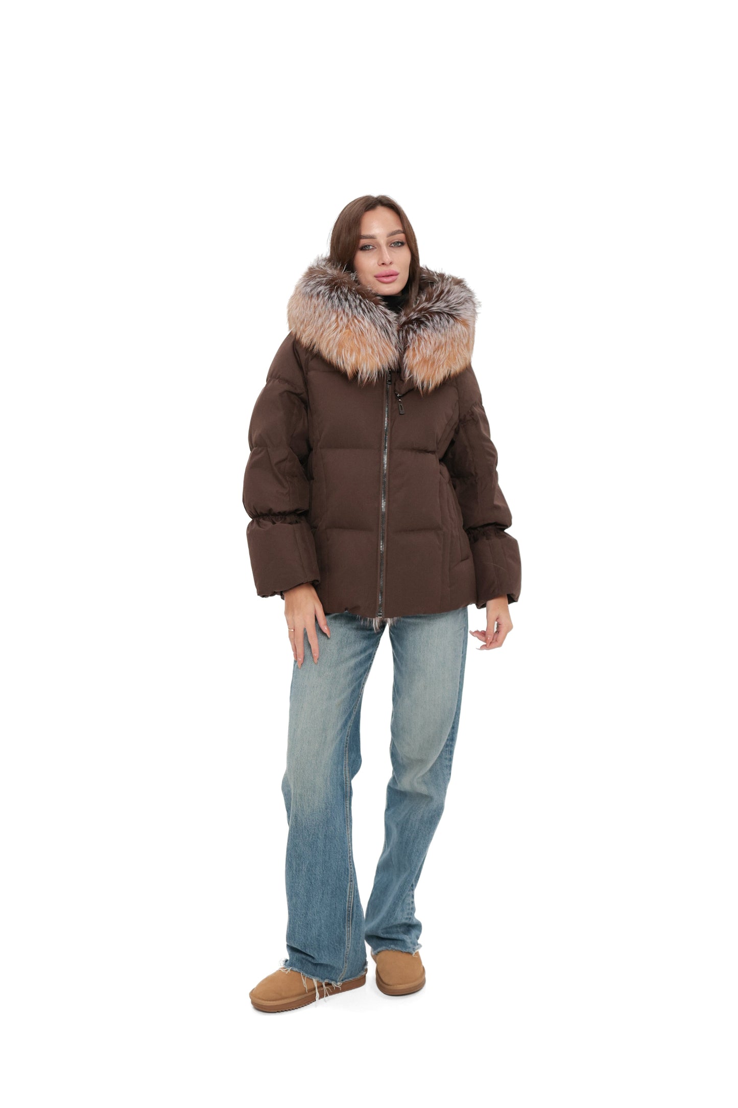 Valerie Genuine Fur Down Fill Parka
