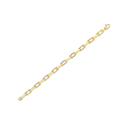 Yellow Gold French Cable Link Bracelet
