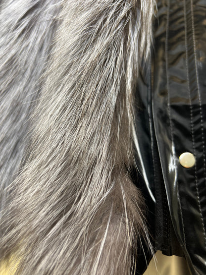 Silver Fox Fully Lined Hood Rabbit Insulated Parka